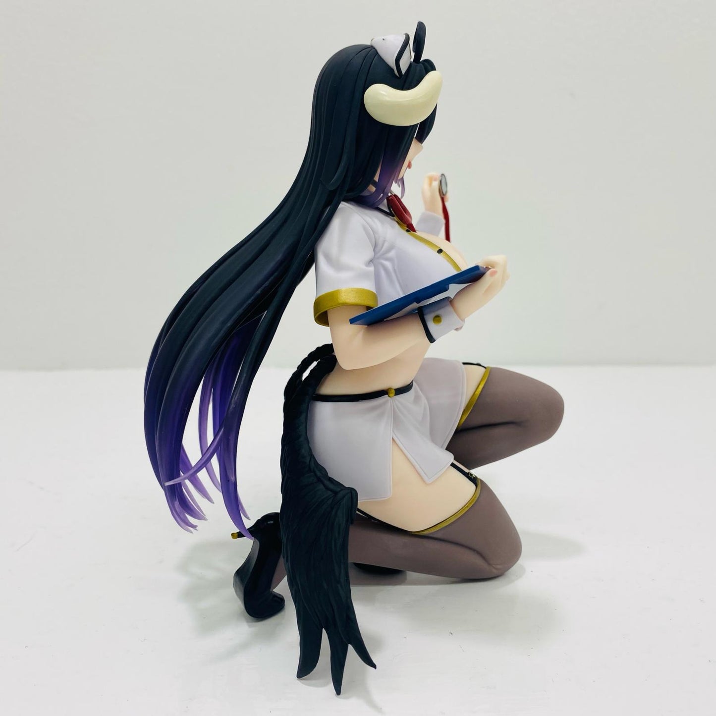 [Used] Albedo ~Nurse ver.~ Desktop Cute Figure "Overlord" [Figure]