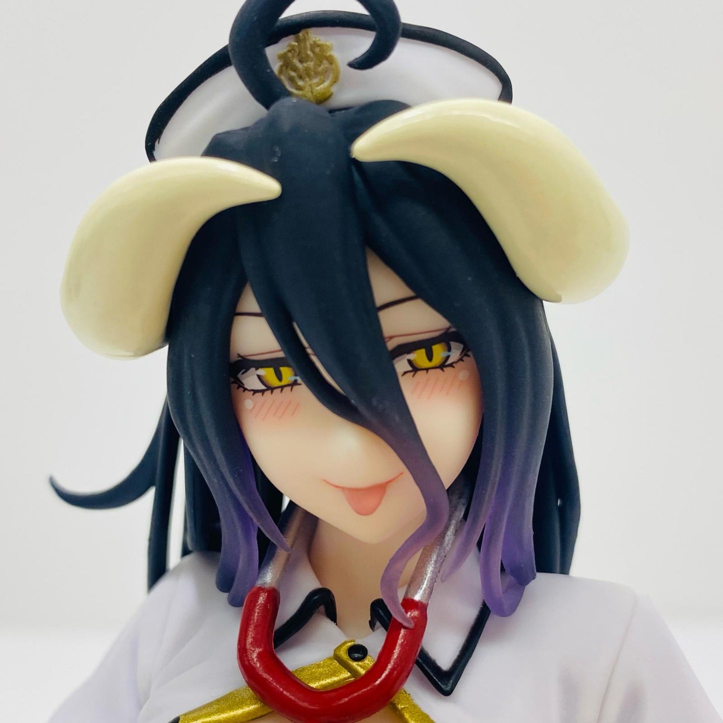 [Used] Albedo ~Nurse ver.~ Desktop Cute Figure "Overlord" [Figure]