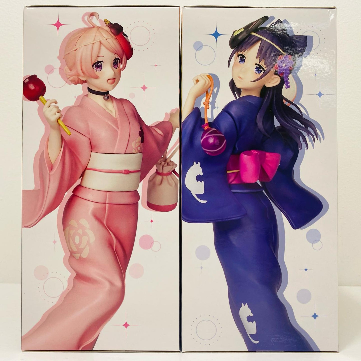 [Used] Nico Wakatsuki & Nem Miyau - Yukata Figure "Witch Watch" [Figure]