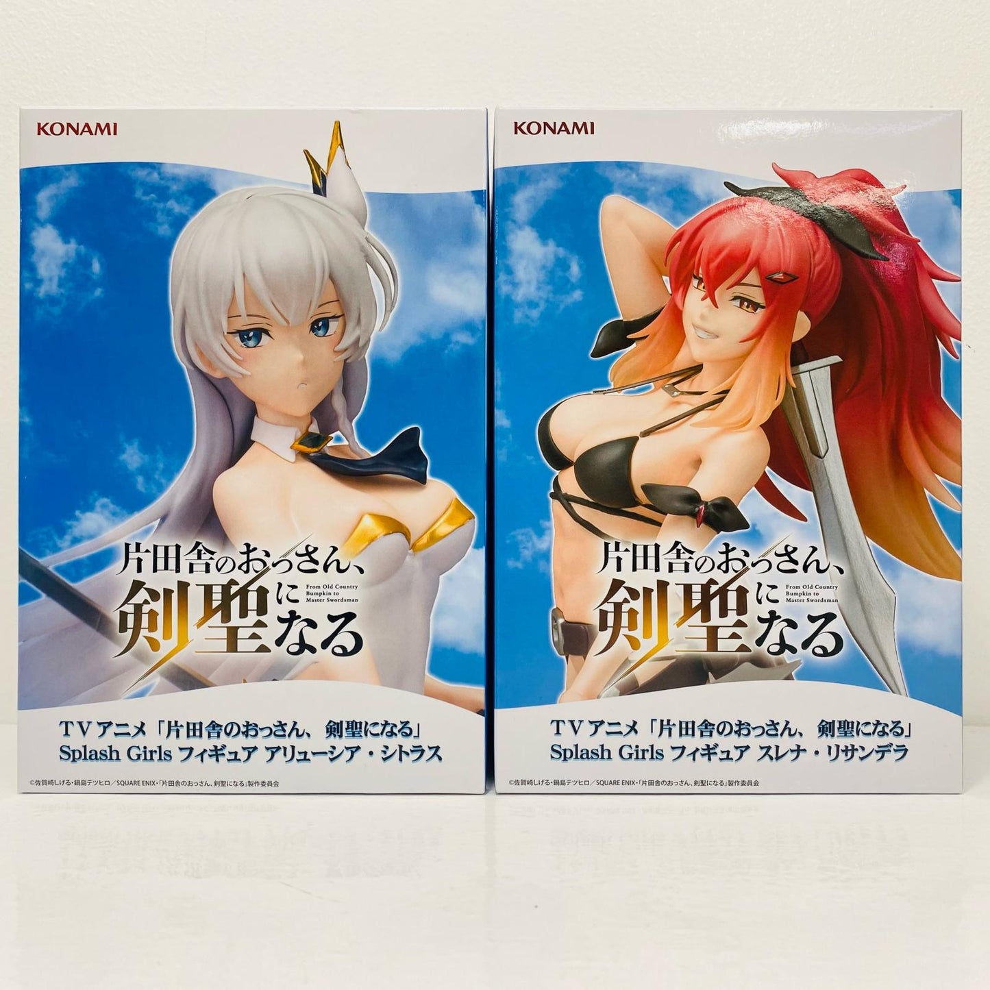 [Used] Aleutia Citrus & Selena Lysander - SplashGirls Figures "A Countryside Old Man Becomes a Sword Saint" [Figure]