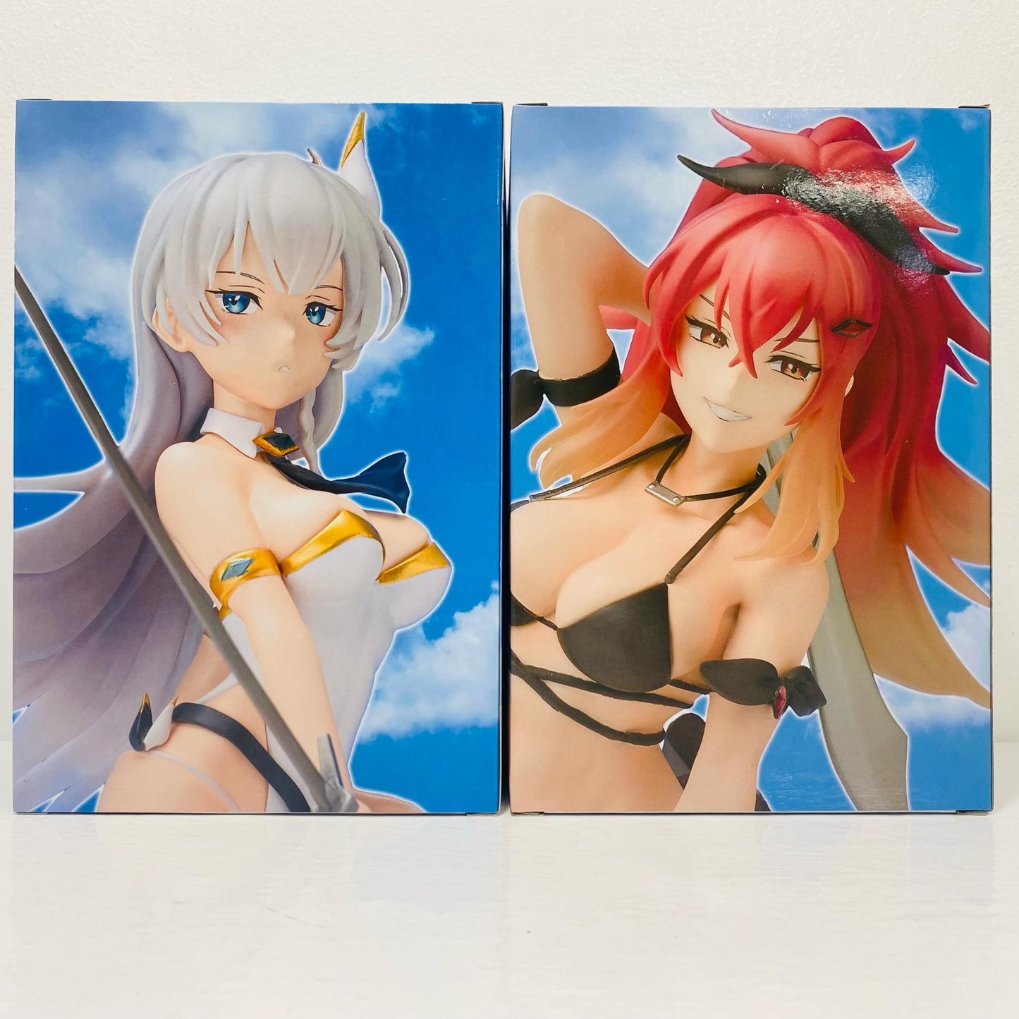 [Used] Aleutia Citrus & Selena Lysander - SplashGirls Figures "A Countryside Old Man Becomes a Sword Saint" [Figure]