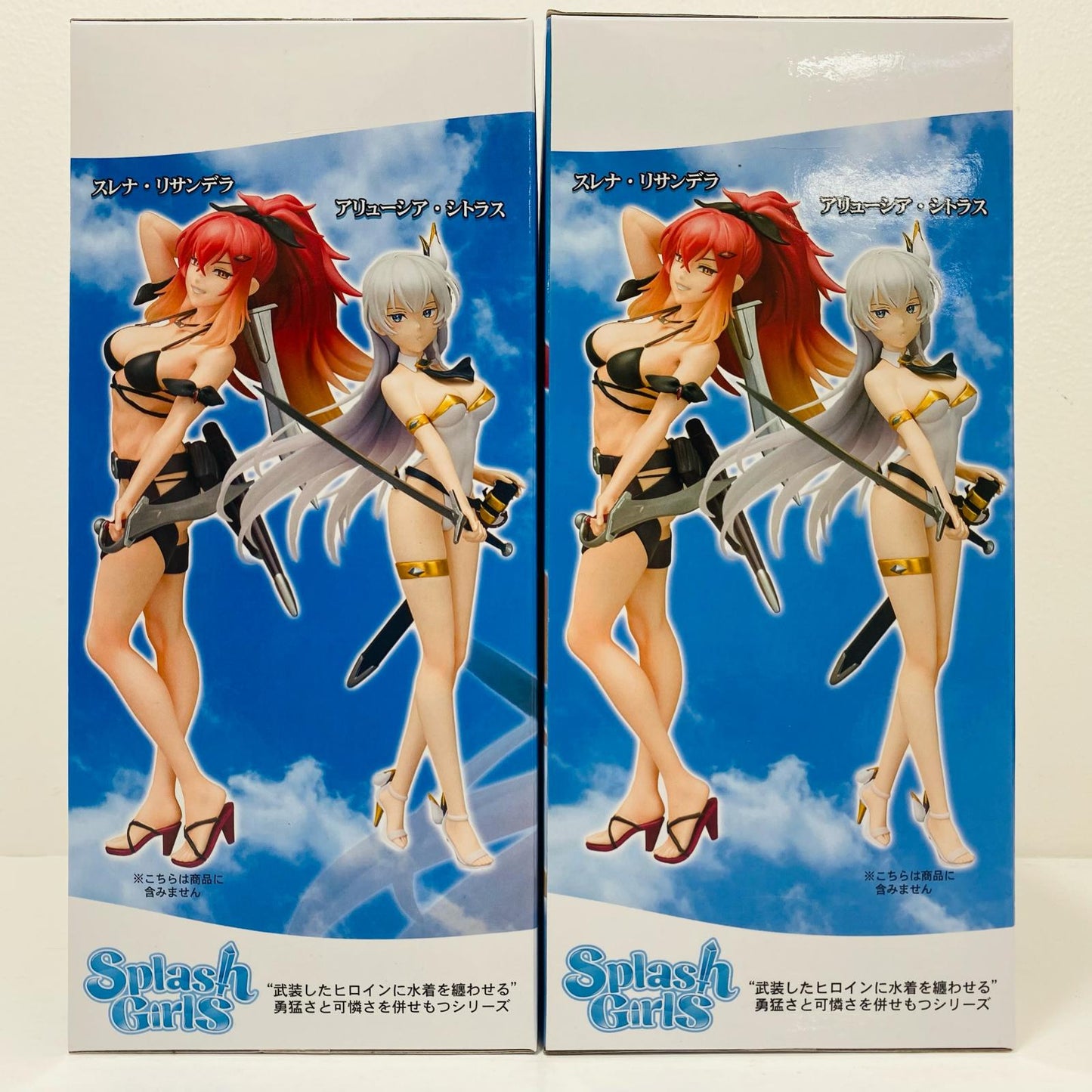 [Used] Aleutia Citrus & Selena Lysander - SplashGirls Figures "A Countryside Old Man Becomes a Sword Saint" [Figure]