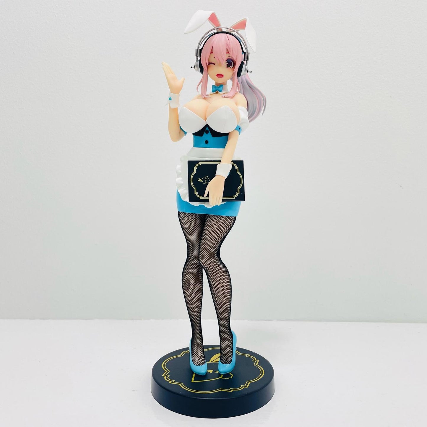 [Used] Super Sonico -Waitress- Light Blue ver. BiCute Bunnies Figure "Super Sonico" [Figure]