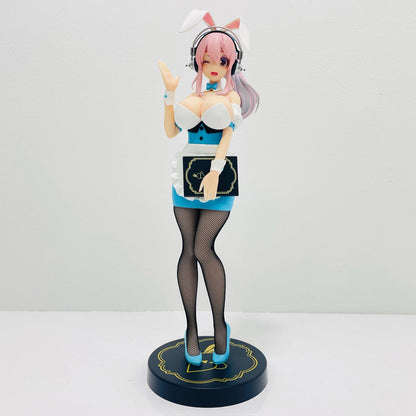 [Used] Super Sonico -Waitress- Light Blue ver. BiCute Bunnies Figure "Super Sonico" [Figure]