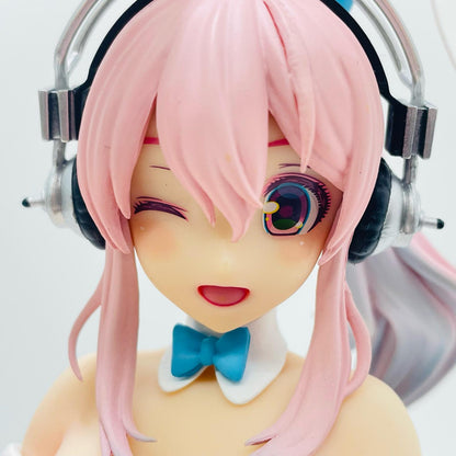 [Used] Super Sonico -Waitress- Light Blue ver. BiCute Bunnies Figure "Super Sonico" [Figure]