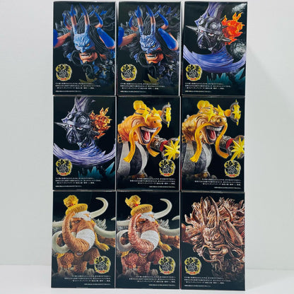 [Used] All 9 types set: Soul Gouzou -Giiga- Figure "One Piece Ichiban Kuji -Hundred Beasts Pirates -Tobi Roppo-" [Figure]
