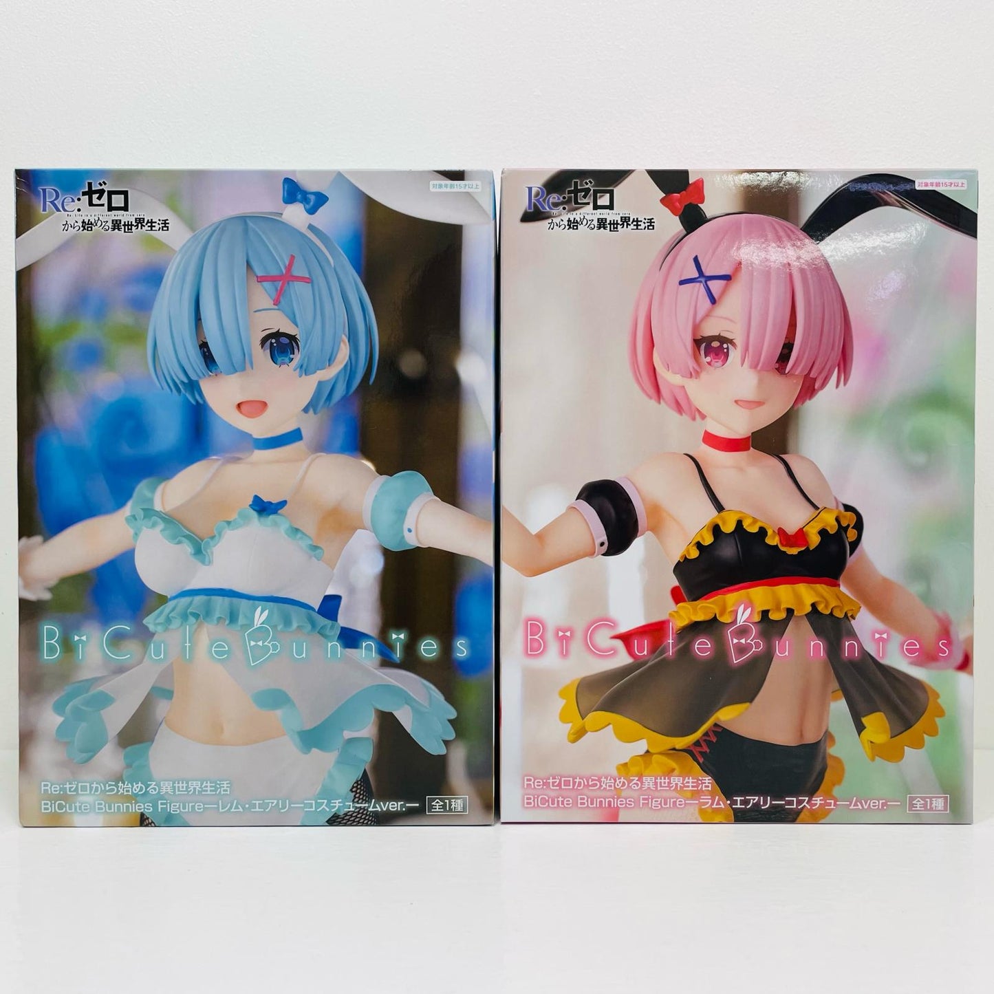 Used: Rem & Ram Airy Costume ver. BiCuteBunnies Figure "Re:ZERO -Starting Life in Another World-" [Figure]