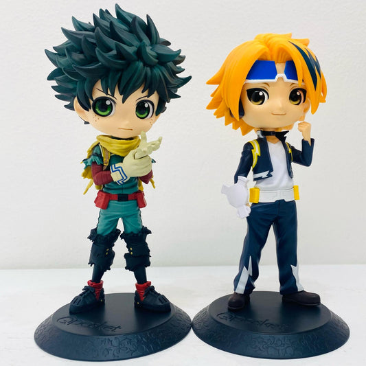 【中古】 Qposket-緑谷出久＆上鳴電気「僕のヒーローアカデミア」【フィギュア】