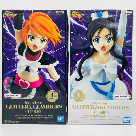 【中古】 キュアブラック＆ホワイト-GLITTER&GLAMOURS「ふたりはプリキュア」【フィギュア】
