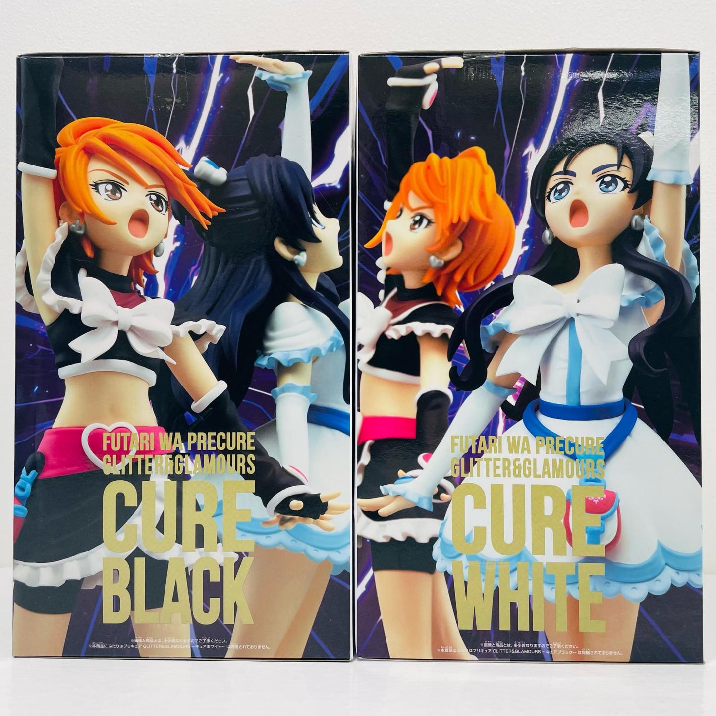 [Used] Cure Black & White - Glitter & Glamours "Futari wa Pretty Cure" [Figure]