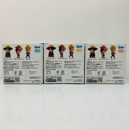 全3種セット 「ワンピース ~ルフィ&白ひげ海賊団~」【フィギュア】