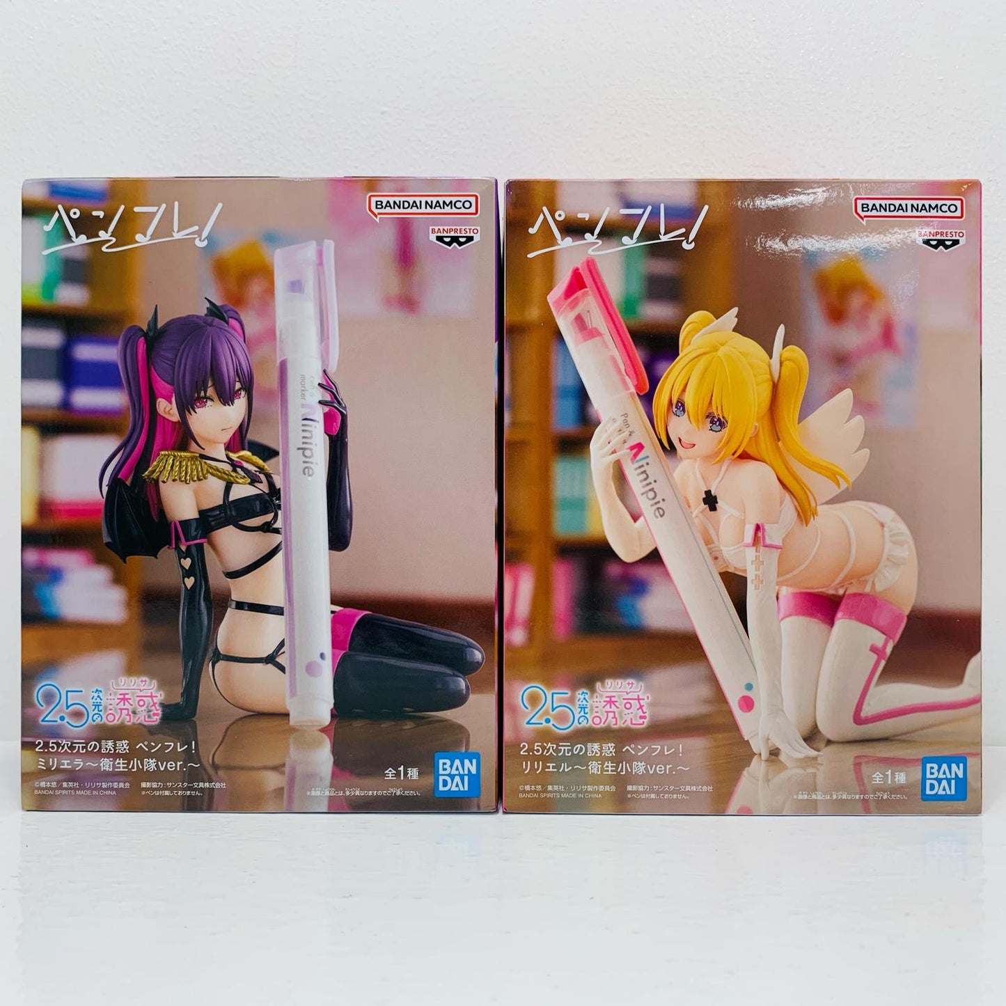 [Used] Liliel & Miriela -Sanitation Squad ver.- Pen Pal! "2.5 Dimensional Seduction" [Figure]