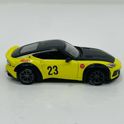 【中古】 1/64 Nissan Z LB★NATION WORKS 右ハンドル(イカズチイエロー) 「ミニGTシリーズ」