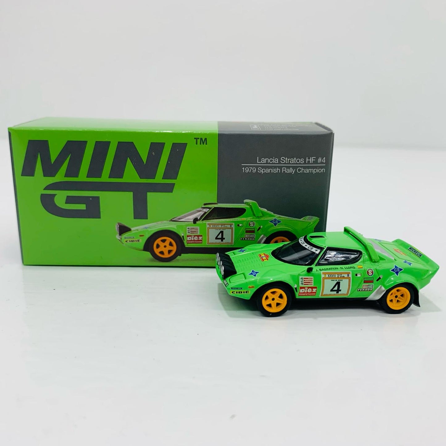 【中古】 1/64 ランチア ストラトス HF スペイン・ラリー 1979 優勝車 #4(左ハンドル) 「ミニGTシリーズ」