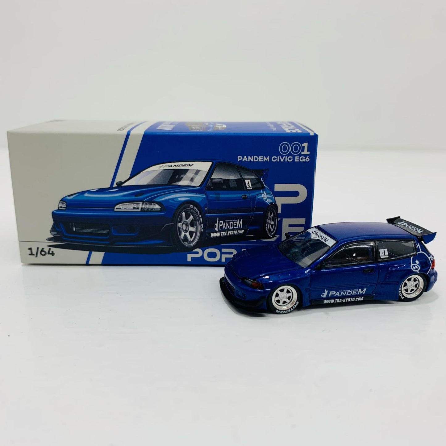 [Used] 1/64 Pandem Civic EG6 v1.5 (Metallic Blue)