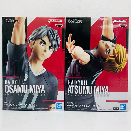 【中古】 宮侑＆治-ポージングフィギュア「ハイキュー!!」【フィギュア】