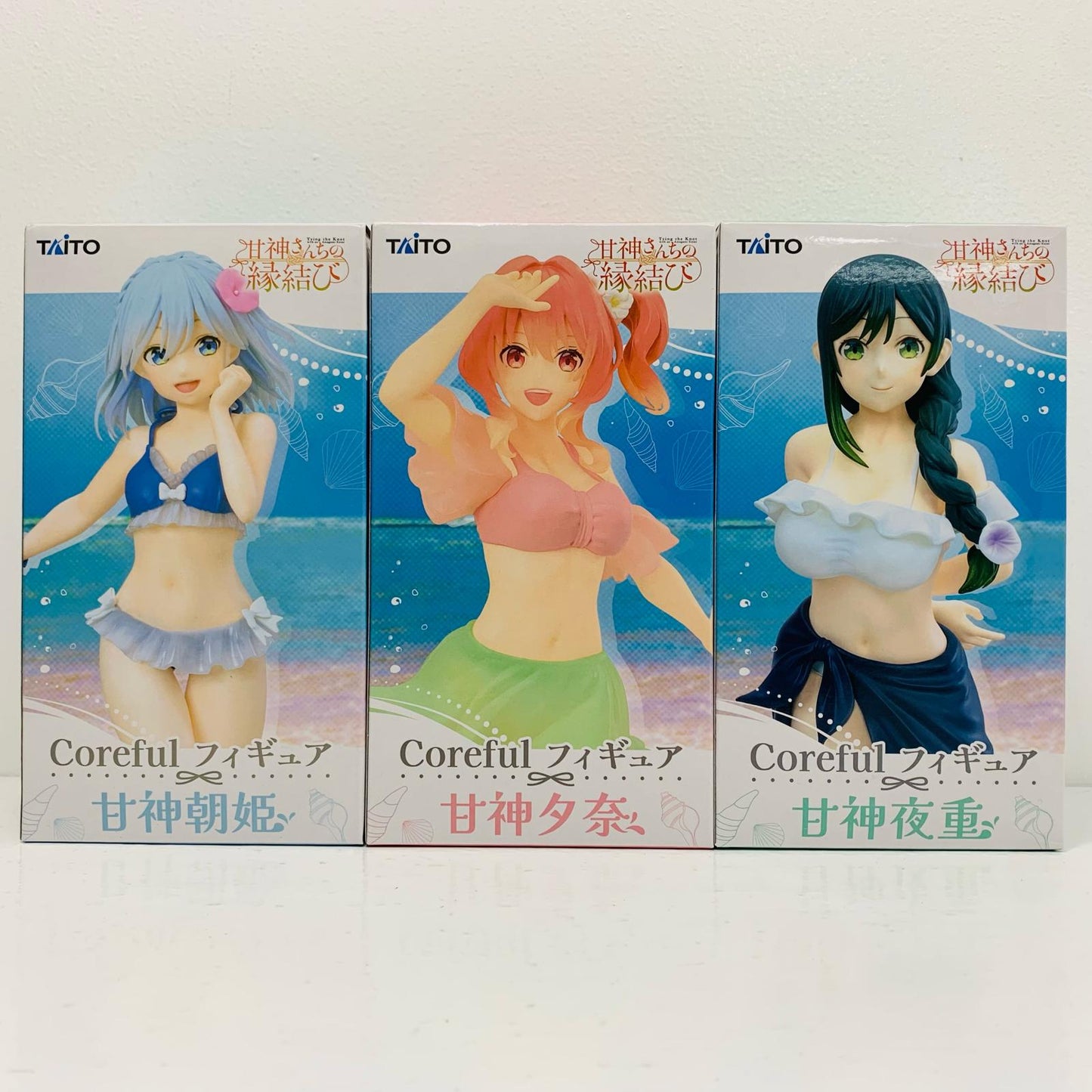 Amagami Asahi, Yoishige, Yuna - Coreful Figure "Amagami-san Chi no Enmusubi" [Figure]