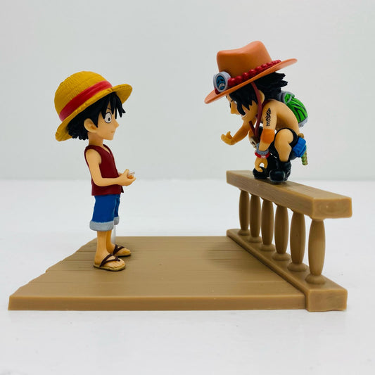ルフィ&エースWCFログストーリーズ-モンキー・D・ルフィ＆ポートガス・D・エース-「ワンピース」【フィギュア】