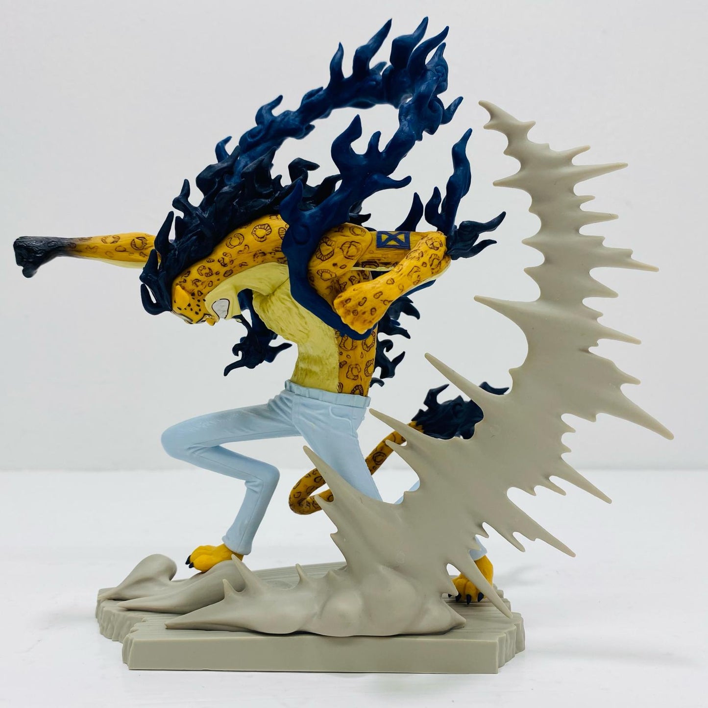 【中古】 ロブ・ルッチ戦光絶景-ROBLUCCIネコネコの実モデル：レオパルド（豹）覚醒フォルム-「ワンピース」【フィギュア】