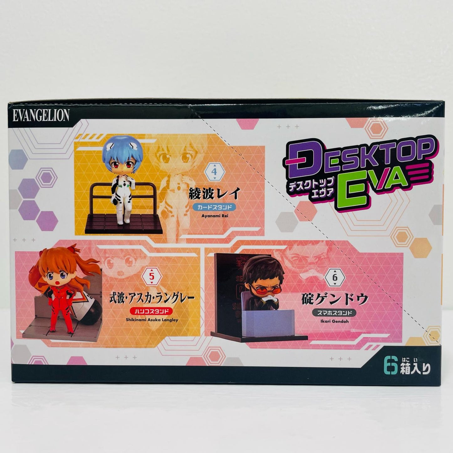 Set of 6 "DesQ DESKTOP EVA" [Figure]
