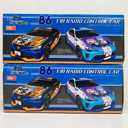 2-piece set 1/18 TOYOTA 86 "Re:ZERO - Starting Life in Another World" VEHICLE TOY SERIES