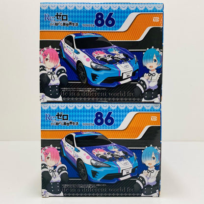 2-piece set 1/18 TOYOTA 86 "Re:ZERO - Starting Life in Another World" VEHICLE TOY SERIES