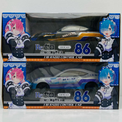 2-piece set 1/18 TOYOTA 86 "Re:ZERO - Starting Life in Another World" VEHICLE TOY SERIES