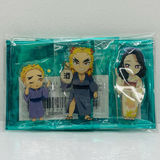 3種セット「鬼滅の刃 キャラクター絵巻カフェ in ufotable Cafe×マチ★アソビCAFE みにきゃら繋がるランダムアクリルスタンド(無限列車編 第二弾)」