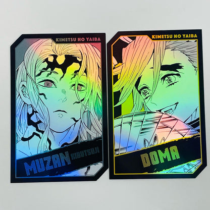 Muzan Kibutsuji / Doma "Demon Slayer: Kimetsu no Yaiba Characters Holo Card Collection, 2 Cards per Pack, Vol. 1"