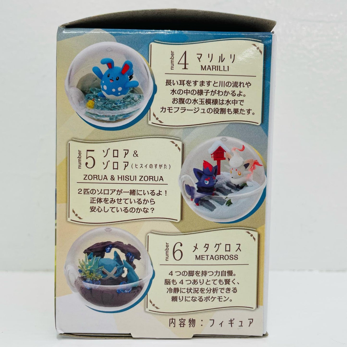5. Zorua & Zorua (Hisuian Form) "Pokémon Terrarium Collection 14" [Figure]