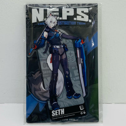 Seth Lowell Full-Body Illustration Acrylic Stand Special Investigation Team "Zenless Zone Zero"