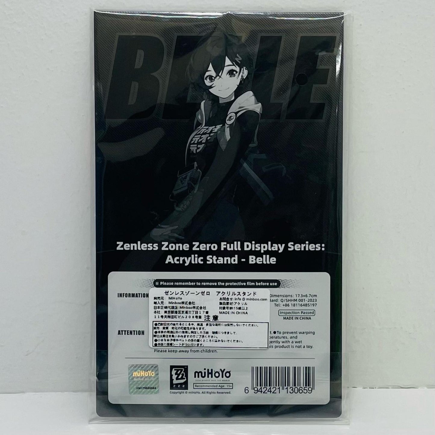 Rin Character Acrylic Stand from the "Zenless Zone Zero" RandomPlay Character Stand Series