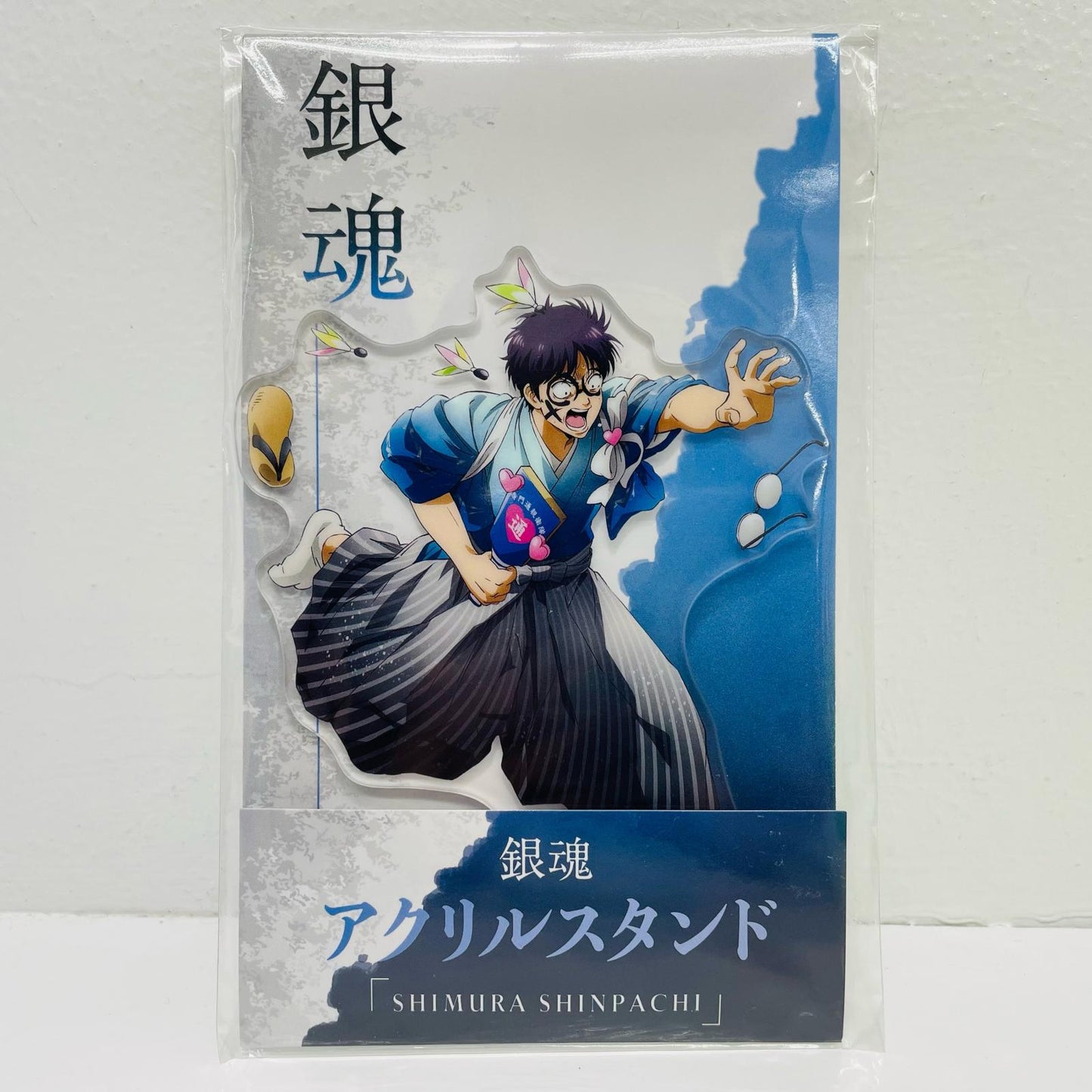 Shimura Shinpachi Acrylic Stand "Gintama: The Movie: The Final Chapter: Be Forever Yorozuya x Lawson" Lawson / @Loppi / HMV Limited Edition