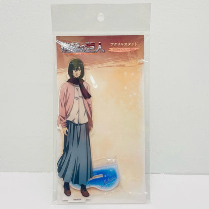 Mikasa Ackerman Acrylic Stand (EMOTIONAL WIND) "Attack on Titan x Village Vanguard"