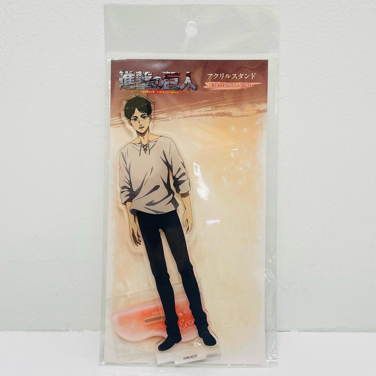 Eren Yeager Acrylic Stand (EMOTIONAL WIND) "Attack on Titan x Village Vanguard"