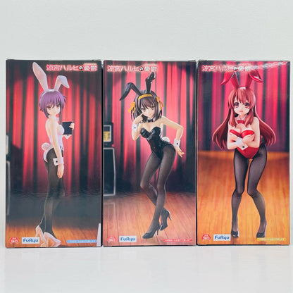Complete Set of 3 Types - BiCuteBunnies Figure "The Melancholy of Haruhi Suzumiya" [Figure]