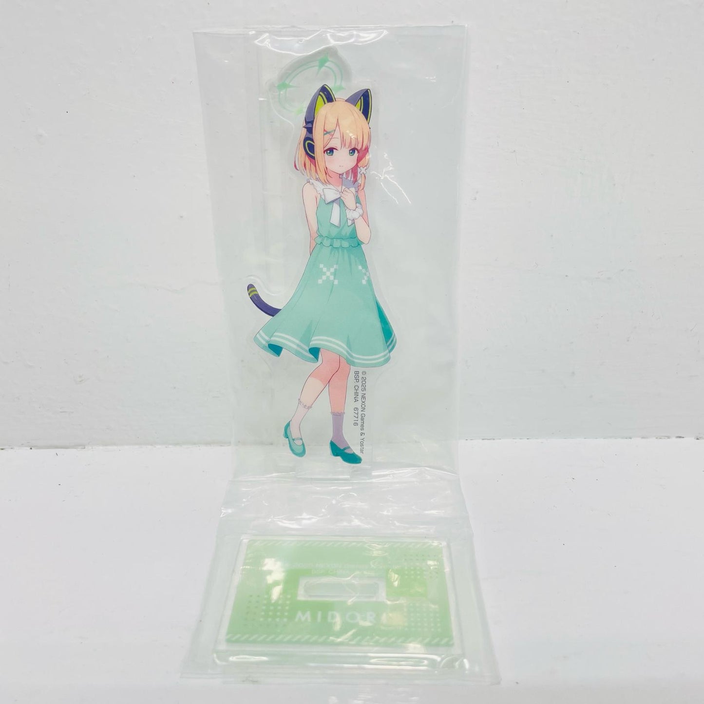 Prize H: Saiba Midori Acrylic Stand (Game Development Department) from "Ichiban Kuji Blue Archive vol.2"