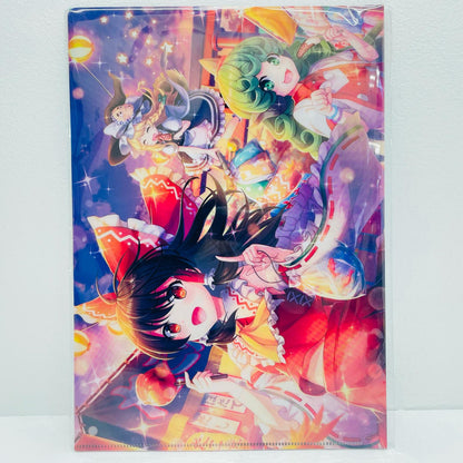 Set A: A4 Clear File Set (3 Files) "Touhou Danmaku Kagura Phantasia Lost" Lawson Exclusive