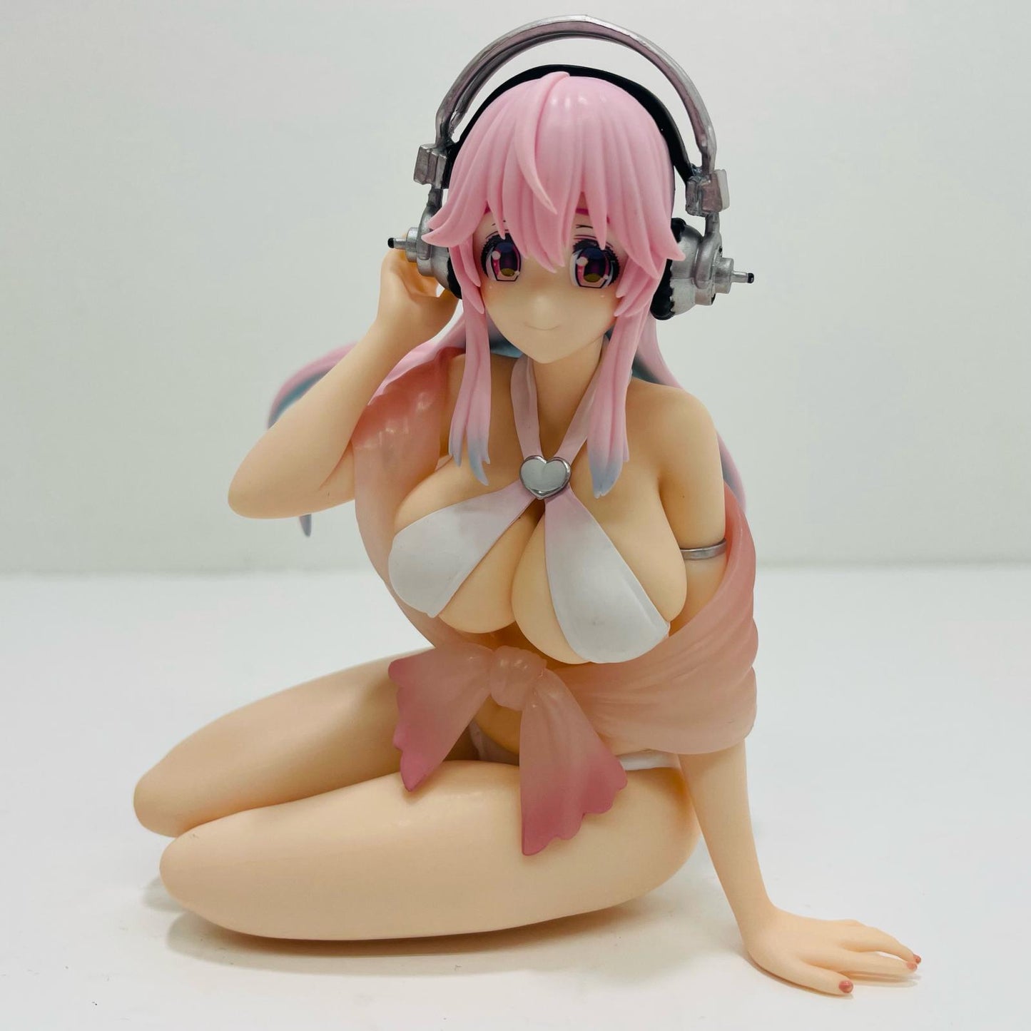 Super Sonico - White Bikini ver. - Noodle Stopper Figure "Super Sonico" [Figure]