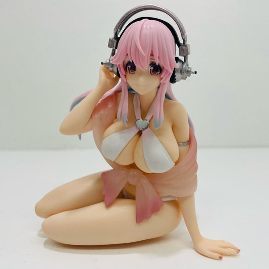 Super Sonico - White Bikini ver. - Noodle Stopper Figure 