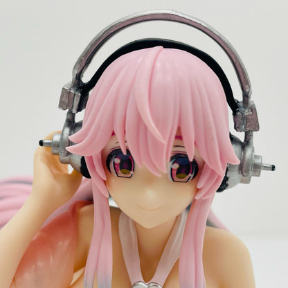 Super Sonico - White Bikini ver. - Noodle Stopper Figure "Super Sonico" [Figure]