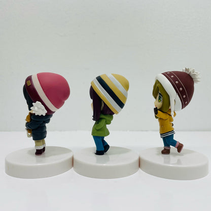All 3 types set "Laid-Back Camp Season 2" Chobirume Figures - Nadeshiko, Rin, Ayano - [Figures]
