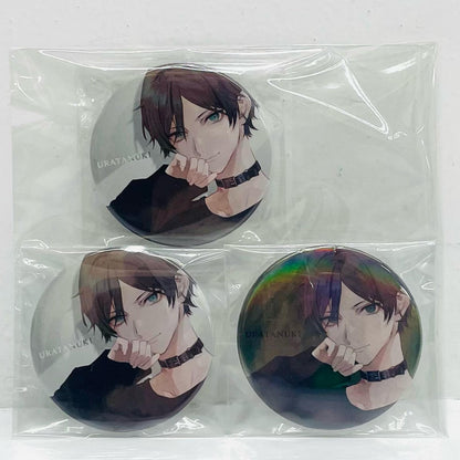 Uratanuki (Shadow) Can Badges Set of 3 "Urashimasakatasen SUMMER TOUR 2023 Plusss"