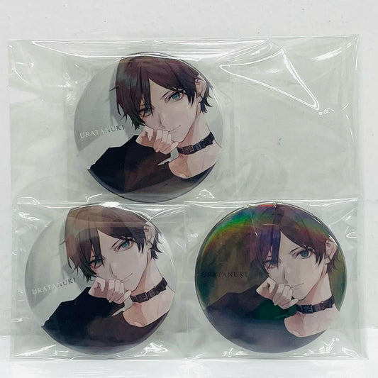 うらたぬき(シャドウ) 缶バッジ ３個セット 「浦島坂田船 SUMMER TOUR 2023 Plusss」