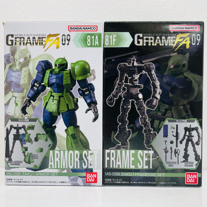 Zaku I Armor + Frame Set "Mobile Suit Gundam G Frame FA 09" [Figure]