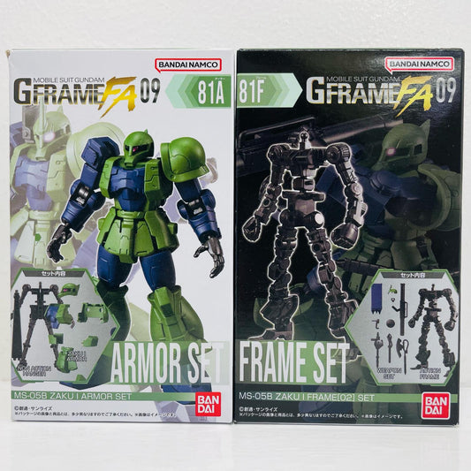 ザクI アーマー+フレームセット 「機動戦士ガンダム GフレームFA 09」【フィギュア】