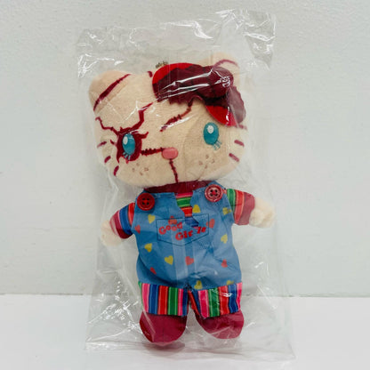 Kitty (Chucky) Plush Keychain "Hello Kitty x Child's Play" Universal Studios Japan Limited
