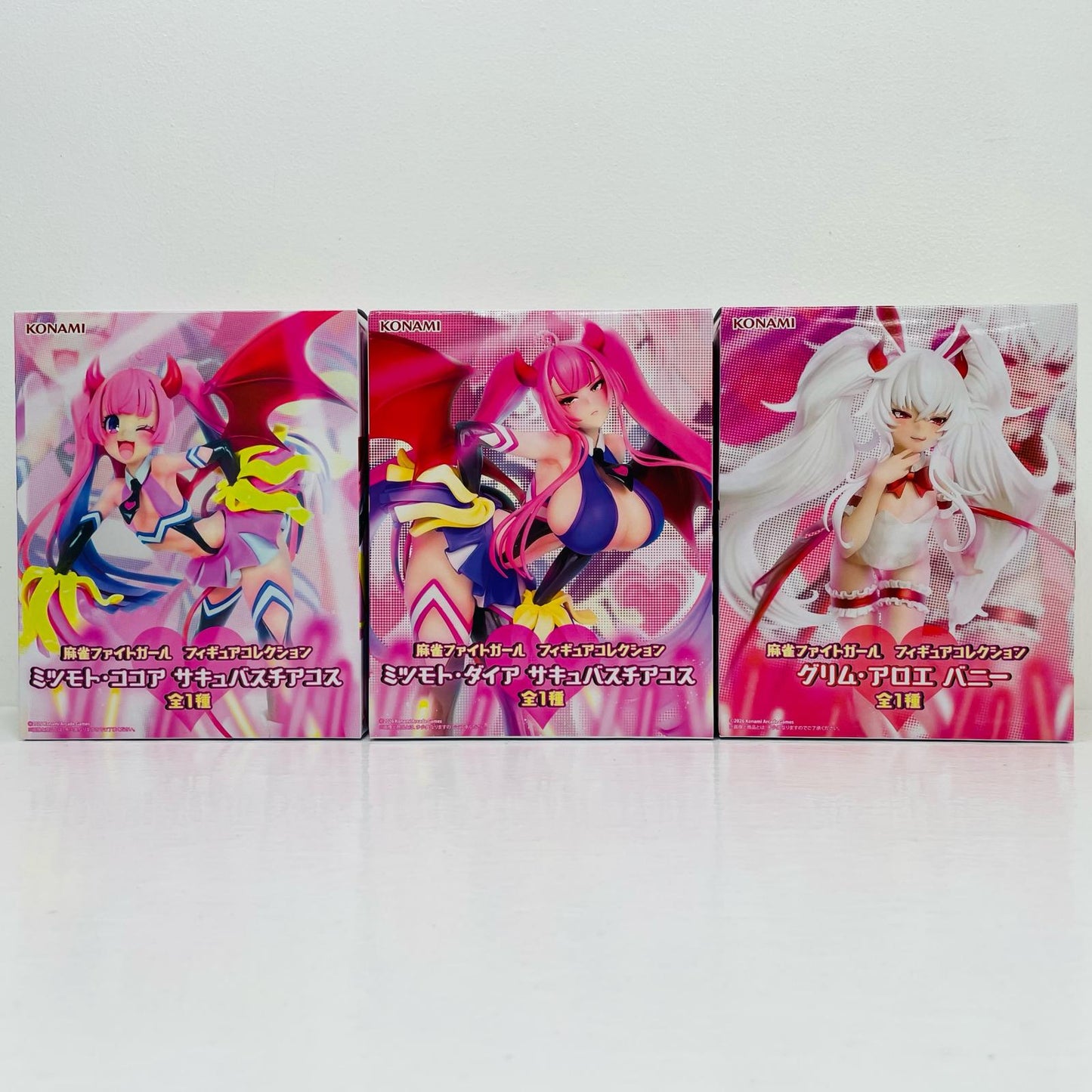 ３種セット～バニー～フィギュアコレクション「麻雀ファイトガール」【フィギュア】
