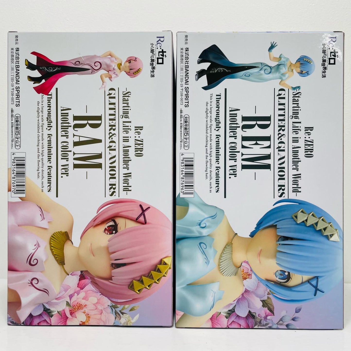 2-Figure Set Another Color Ver. GLITTER&GLAMOURS "Re:ZERO - Starting Life in Another World" [Figure]