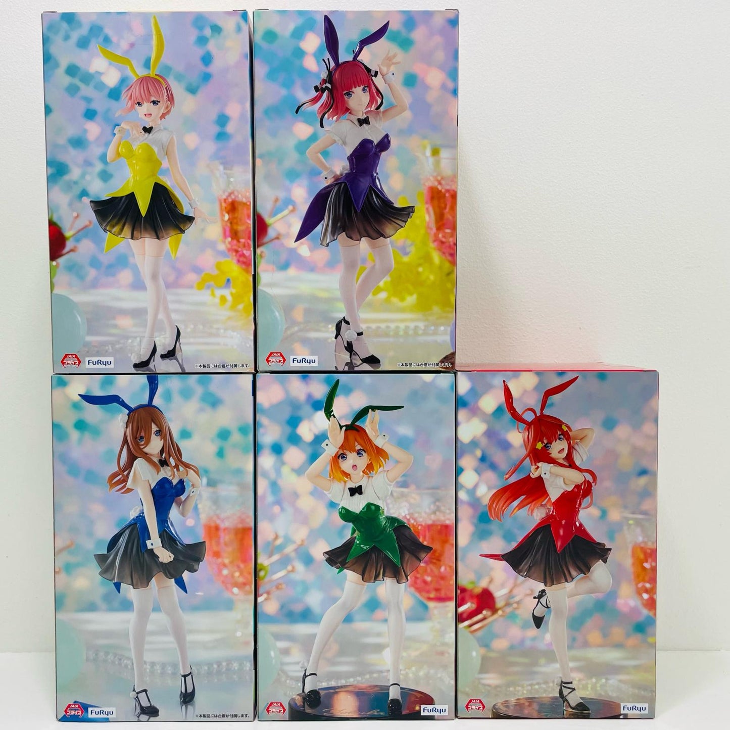 Set of 5 -Color Bunny ver.-Trio-Try-iT Figure "The Quintessential Quintuplets Movie" [Figure]